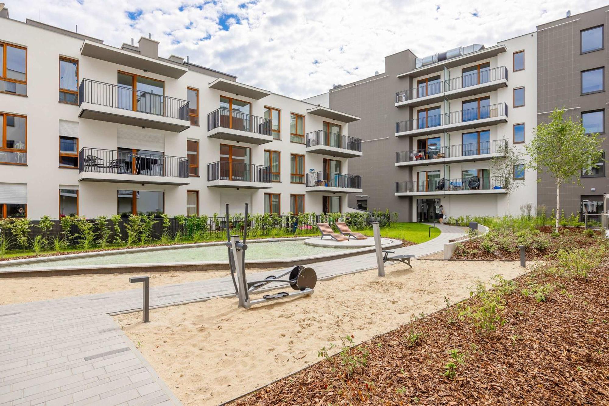 Apartment Sarmacka Wilanow With Parking, Sauna & Gym By Noclegi Renters Warsaw Exterior photo